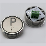 Модуль кнопочный красная подсветка "ПАРК" К1-Парк-К (аналог Achille Vega)